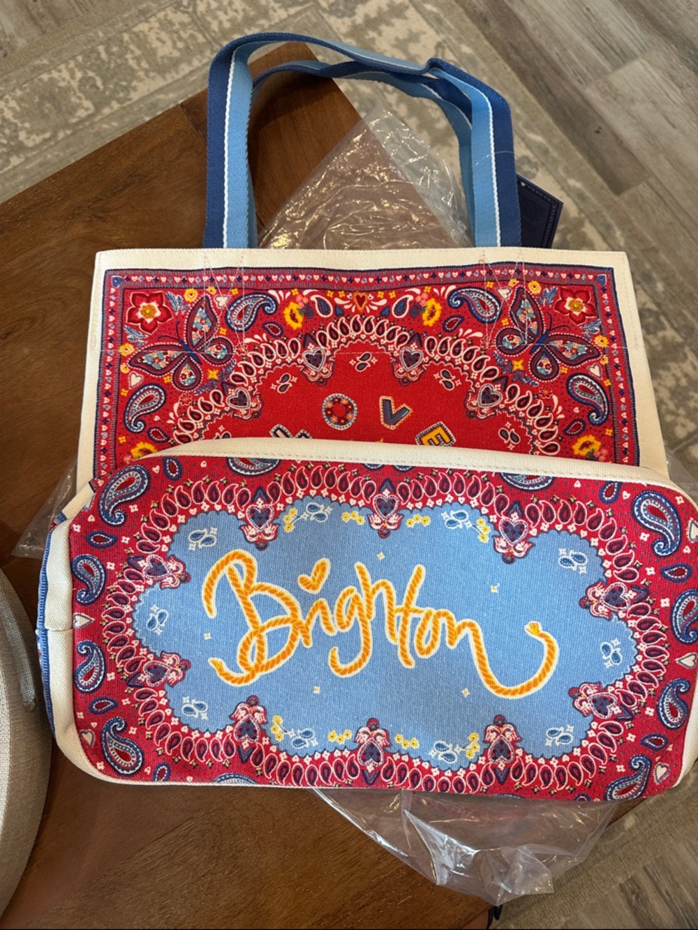 New Brighton Bandana Love Tote - Picture 2 of 6